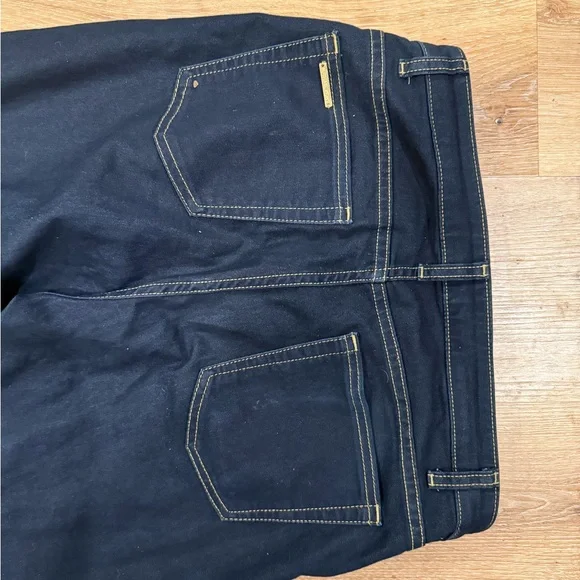 Michael Kors Navy Flare Jeans - Picture 6 of 7